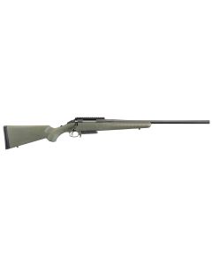 Ruger 26971 American PredatorFull Size 204 Ruger 10+1 22" Matte Black Threaded Barrel, Matte Black Steel Receiver w/Picatinny Rail, Moss Green Fixed Synthetic Stock, Right Hand