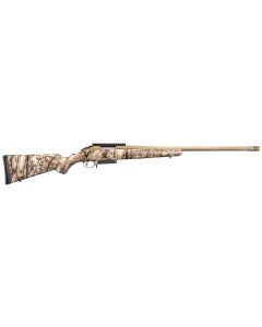 Ruger 26929 AmericanFull Size 300 Win Mag 3+1 24" Burnt Bronze Cerakote Threaded Barrel, Picatinny Rail Steel Receiver, GoWild Camo I-M Brush Fixed Synthetic Stock, Right Hand