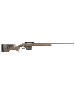 Ruger 47183 Hawkeye Long-Range Target Full Size 300 Win 10+1 26" Matte Black Steel Threaded Barrel, Picatinny Rail Steel Receiver, Black Speckled Brown Adj Comb &amp; LOP Laminate Stock