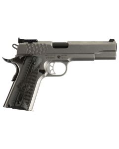 Ruger 6759 SR1911 Target 9mm Luger 9+1 5" Black Steel Barrel, Low-Glare Stainless Steel Serrated Slide, Low-Glare Stainless Steel Frame w/Beavertail, Deluxe Checkered G10 Grip, Right Hand