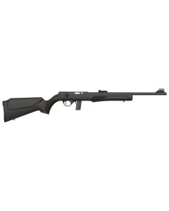 Rossi RB22L1811 RB22Full Size 22 LR 10+1, 18" Matte Black Button Rifled Free Floating Steel Barrel, Matte Black Stainless Steel Receiver, Black Monte Carlo Stock, Right Hand