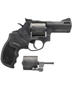 Taurus 2692031 6929mm Luger, 38 Special +P or 357 Mag Caliber with 3" Ported Barrel, 7rd Capacity Cylinder, Overall Matte Black Finish Steel &amp; Black Ribber Grip Includes 2 Cylinders