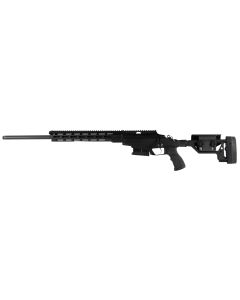 Tikka JRTAC416L T3x Tac A1 308 Win 10+1 24" Barrel, Black Metal Finish, Black Fixed with Aluminum Bedding Stock, Polymer Grip Left Hand