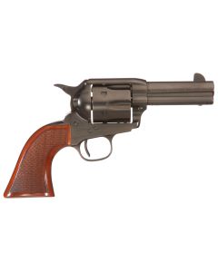 Taylors &amp; Company 550884DE Runnin Iron Black Rock 45 Colt (LC) Caliber with 3.50" Barrel, 6rd Capacity Cylinder, Overall Black Nitride Finish Steel, Checkered Walnut Grip &amp; Overall Taylor Polish