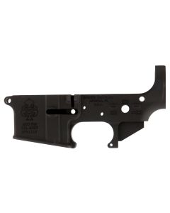 Spikes STLS029 PHU Spade Stripped Lower Receiver Multi-Caliber 7075-T6 Aluminum Black Anodized for AR-15