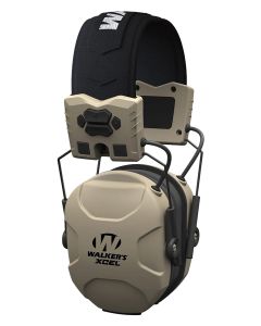 Walker's GWPXSEM XCEL 100 Advanced Digital Muff 26 dB Over the Head Gray/Black Polymer