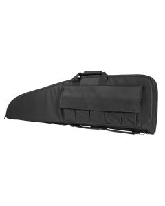 NcStar CV290742 VISM Rifle Case Black PVC Nylon w/ Foam Padding Double Zippers Carry Handle &amp; ID Holder