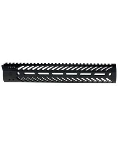 Seekins Precision 0010530033 MCSRV2 Rail System AR-15 Black Hardcoat Anodized Aluminum 12" Picatinny/M-LOK