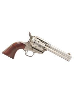 Taylors &amp; Company 555111 1873 Cattleman 45 Colt (LC) Caliber with 4.75" Barrel, 6rd Capacity Cylinder, Overall Antique Finish Steel &amp; Walnut Grip
