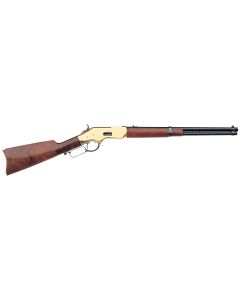 Taylors &amp; Company 550209 1866 Yellowboy Carbine 45 Colt (LC) Caliber with 10+1 Capacity, 19" Blued Barrel, Brass Metal Finish &amp; Walnut Stock Right Hand (Full Size)
