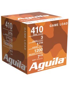 Aguila 1CHB4127 Birdshot Standard Velocity 410Gauge 3" 11/16oz 7.5Shot 25 Per Box/10 Case