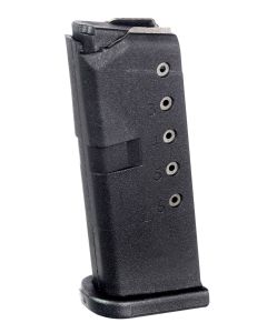 ProMag GLK12 Standard6rd 9mm Luger Compatible w/ Glock 43 Black DuPont Zytel Polymer
