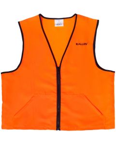 Allen 15766 Deluxe Hunting Vest Large Orange Polyester