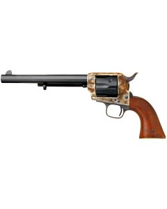 Cimarron CA514M00 Model P US Cavalry 45 Colt (LC) 6 Shot, 7.50" Blued Steel Barrel &amp; Cylinder, Color Case Hardened Steel Frame, Walnut w/OWA Cartouche Stamp Grip, Exposed Hammer