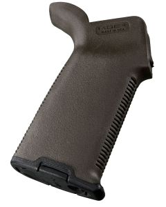 Magpul MAG416-ODG MOE+ Grip Textured OD Green Polymer with OverMolded Rubber for AR-15, AR-10, M4, M16, M110, SR25