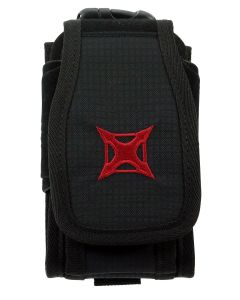Vertx VTX5140BK Phone/Multi-Tool Pouch VTX 7" H x 4" W x 2" D Black Cordura w/Velcro Closing