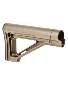 Magpul MAG480-FDE MOE Carbine Stock Fixed Flat Dark Earth Synthetic for AR-15, M16, M4 with Mil-Spec Tubes (Tube Not Included)