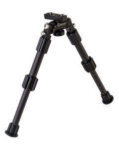 Caldwell 1081953 Accumax Premium M-Lok/Key Mod Bipod 6-9" Black Carbon Fiber