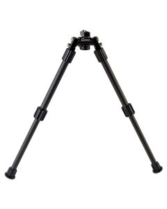 Caldwell 1082223 Accumax Premium M-Lok/Key Mod Bipod 9-13" Black Carbon Fiber
