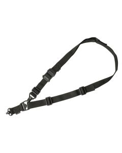 Magpul MAG515BLK MS3 Single QD Sling GEN2 Black Nylon 48"-60" OAL Adjustable One-Two Point Rifle