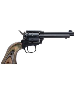 Heritage Mfg RR22CH4 Rough Rider22 LR 6 Shot, 4.75" Black Oxide Steel Barrel, Simulated Case Hardened Zinc Alloy Frame, Black Oxide Cylinder, Camo Laminate Grip, Manual Safety, Exposed Hammer