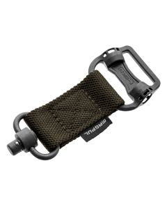 Magpul MAG519-RGR MS1/MS4 Sling Adapter made of Steel with Maganese Phosphate Ranger Green Finish, Polymer Hardware, Nylon 1.25" Webbing &amp; Two to One-Point Design for AR-15, M4, M16, AK-Platform &amp; AKM
