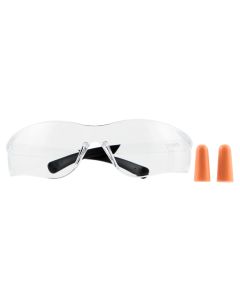 Pyramex PYS2510SDP Zteck Combo Adult Clear Lens Polycarbonate Clear Frame