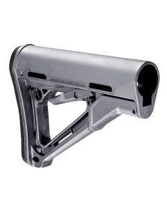 Magpul MAG310-GRY CTR Carbine Stock Stealth Gray Synthetic for AR-15, M16, M4 with Mil-Spec Tube (Tube Not Included)