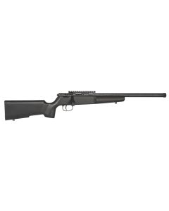 Savage Arms 13823 Rascal Target Youth 22 LR 1rd 16.12" Matte Black Threaded Barrel, Matte Black Picatinny Rail Carbon Steel Receiver, Matte Black Fixed Wood Stock, Right Hand