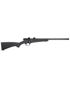 Savage Arms 13834 Rascal FLV-SR Youth 22 LR 1rd 16.12" Matte Blued Heavy Barrel, Matte Blued Carbon Steel Receiver, Black Synthetic Stock, Right Hand