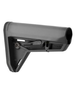 Magpul MAG347-GRY MOE SL Carbine Stock Stealth Gray Synthetic for AR-15, M16, M4 with Mil-Spec Tube (Tube Not Included)