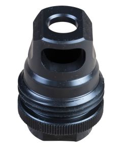 SilencerCo AC2627 ASR Muzzle Brake Black Steel 5/8"-24 Threads, 30 Cal