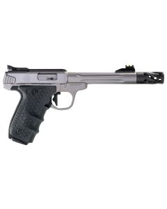 Smith &amp; Wesson 12078 Performance Center Victory Target 22 LR 6" MB 10+1 Stainless Steel Tandemkross Black HiveGrip with Integrated Target Thumb Rest Grip