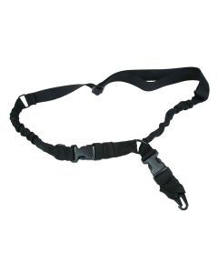 TacFire SL003B 2 To 1 Point Sling Black Nylon 30"-40" OAL Adjustable Double Bungee Rifle