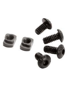 Magpul MAG615-BLK M-LOK T-Nut Replacement Set M-LOK Chromoly Steel Black Manganese Phosphate
