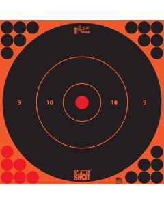 Pro-Shot 12BORNGE5PK SplatterShotSelf-Adhesive Paper Black/Orange12" Bullseye 5 Pack