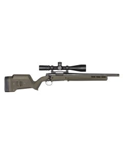 Magpul MAG495-ODG Hunter 700 Stock Fixed with Aluminum Bedding &amp; Adjustable Comb OD Green Synthetic for Remington 700 SA