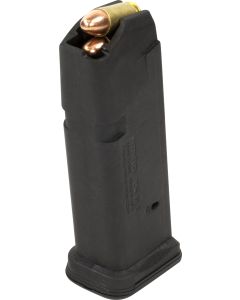 Magpul MAG550-BLK PMAG GL9 15rd 9mm Luger Compatible w/Glock 19 Black Polymer
