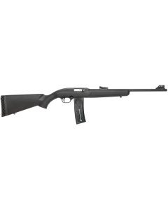 Mossberg 37073 702 Plinkster Full Size 22 LR 25+1 18" Blued Steel Barrel, Blued 3/8" Dovetail Receiver, Black Fixed Synthetic Stock, Right Hand