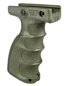 FAB Defense FXAG44SG AG-44S Quick Release Ergonomic Foregrip Compatible w/1913 Mil-STD Picatinny Rail OD Green Reinforced Polymer