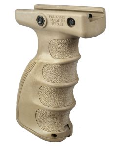 FAB Defense FXAG44ST AG-44S Quick Release Ergonomic Foregrip Compatible w/Mil-STD Picatinny Rail Flat Dark Earth Reinforced Polymer