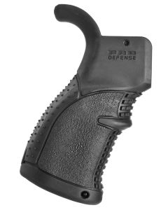 FAB Defense FXAGR43B AGR-43 Ergonomic Rubberized Pistol Grip for AR-15/ M16/ M4 Black Polymer