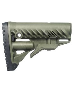 FAB Defense FXGLR16G GLR-16Buttstock for AR-15/ M16/ M4 OD Green Polymer