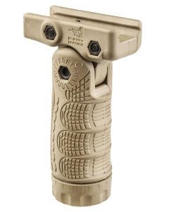 FAB Defense FXTFLT T-FL Vertical Folding Foregrip 7 Position Flat Dark Earth Fiberglass Reinforced Polymer