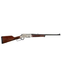 Henry H014D243 Long Ranger Deluxe Full Size 243 Win 4+1 20" Blued Steel Barrel, Engraved Nickel-Plated w/24K Gold Inlay Steel Receiver, American Walnut Stock Right Hand