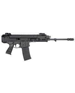 CZ-USA 91452 Bren 2 MS5.56x45mm NATO Caliber with 14.17" Barrel, 30+1 Capacity, Overall Black Finish, Carbon Fiber Receiver, Ambi Mag Release, Stippled Black Polymer Grip Right Hand