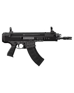 CZ-USA 91460 Bren 2 MS7.62x39mm Caliber with 9.50" Barrel, 30+1 Capacity, Overall Black Finish, Carbon Fiber Receiver, Ambi Mag Release, Stippled Black Polymer Grip Right Hand