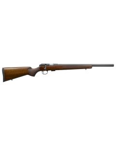 CZ-USA 02340 CZ 457 Varmint Full Size 22 LR 5+1 20.50" Black Nitride Heavy Barrel Black Nitride Steel Receiver Turkish Walnut Fixed Varmint-Style Stock Right Hand