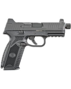 FN 66100527 509T9mm Luger 10+1, 4.50" Black Steel Threaded Barrel, Matte Black Optic Ready/Serrated Stainless Steel Slide, Matte Black Polymer Frame w/Picatinny Rail