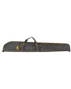 Browning 1419559902 Black &amp; Gold Shotgun Case Black w/Buck Mark Logo 600D Polyester Ripstop 54"